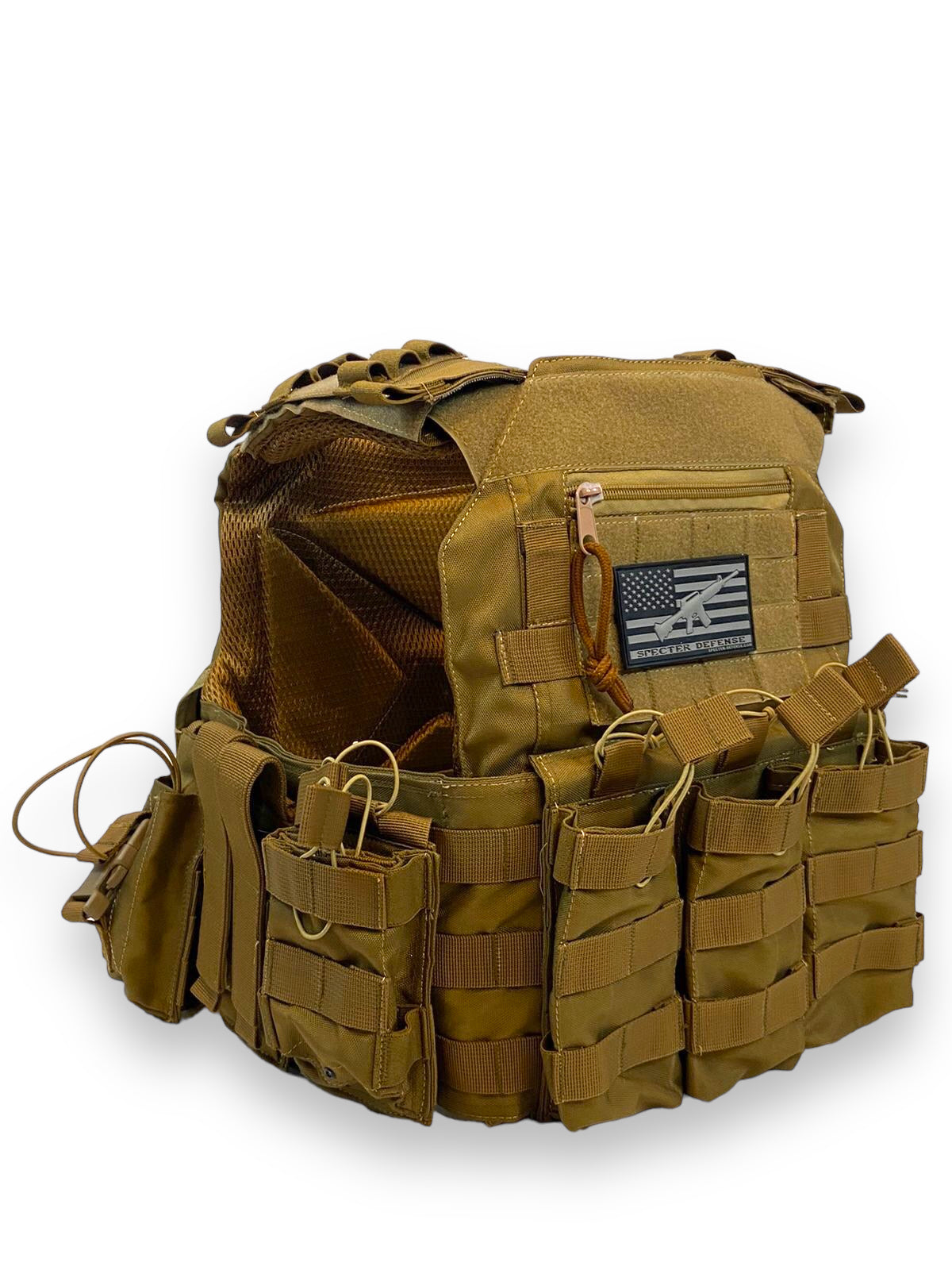 10 Pcs Plate Carrier Vest FAPV G4 Coyote - Durable and Tactical Gear - Green Tip Surplus