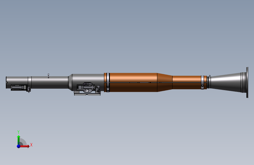 RPG 7 3D CAD Complete Detailed Model for Research, Training and 3D printing