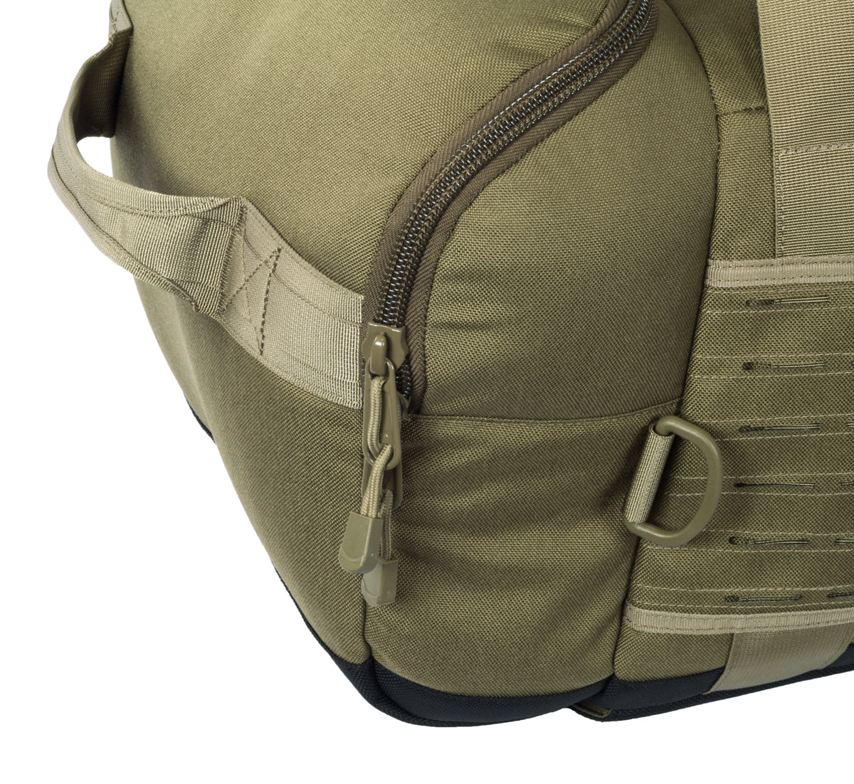 Travel Prone™ Tri-Carry Bag – Tactical Duffel with Backpack Straps | Black & Coyote Tan