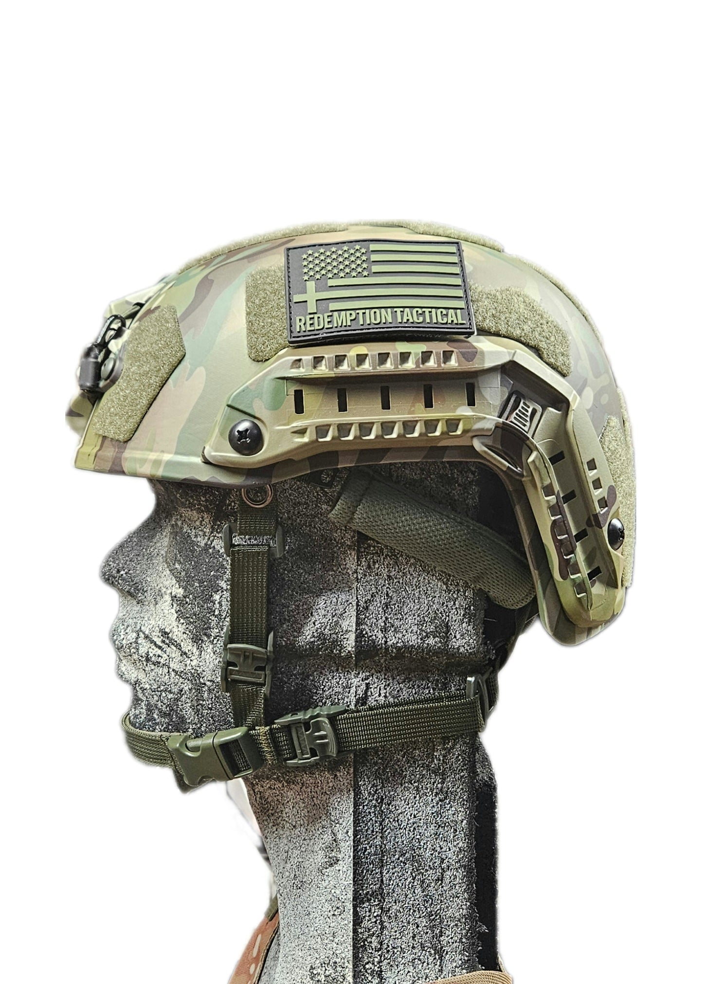 RT2 Ballistic High Cut Helmet: Tested to LEVEL IIIA (Included Arc Rails, Padding, Straps)