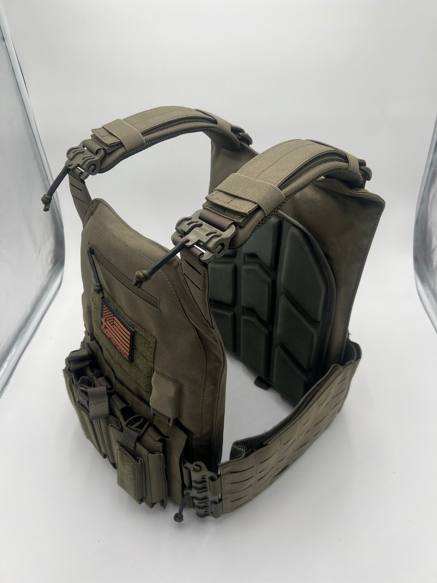 BIG BOY Crusader 2.0 XL Armor Combo – NIJ Level IV Lightweight Body Armor Plates + Plate Carrier | Redemption Tactical by Green Tip Surplus
