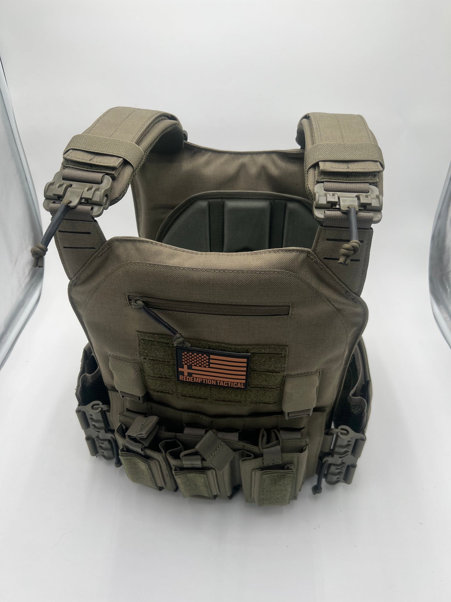 BIG BOY Crusader 2.0 XL Armor Combo – NIJ Level IV Lightweight Body Armor Plates + Plate Carrier | Redemption Tactical by Green Tip Surplus