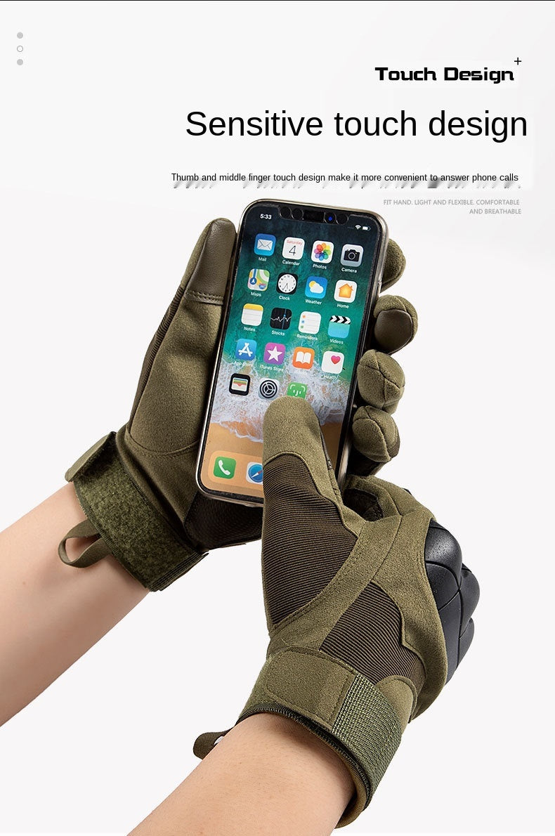 Army Green Crusader Tactical Gloves with Beast Mode Knuckles – Built for tough conditions with breathable material and touchscreen-sensitive fingertips