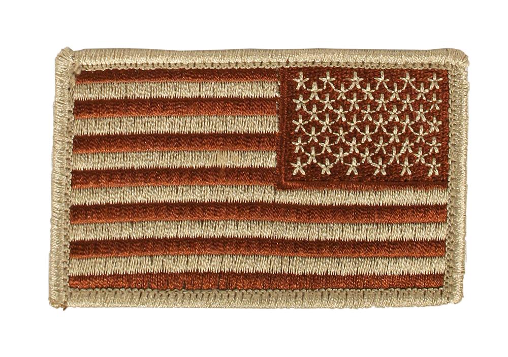 US Flag Patches – Hook Backed American Flag Patch (Standard & Reverse, Multiple Colors)