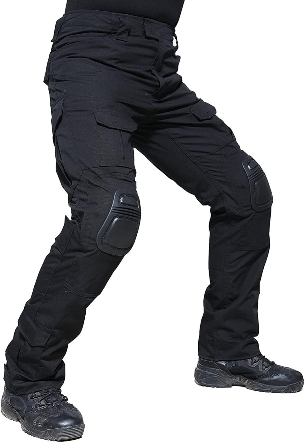 Green Tip Surplus Crusader 2.0 Shirt and Pants set, featuring flexible elbow and knee pads for enhanced protection. The uniform includes multiple pockets for gear storage and is available in sizes from Small to 5XL