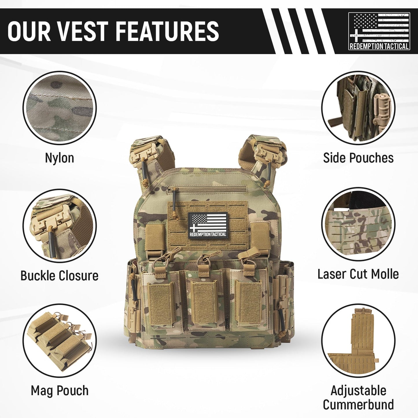 CRUSADER 2.0 ARMOR KIT Front/Back Plates LIGHTWEIGHT LEVEL IV (2) 10x12 Front/Back Plates Full Kit