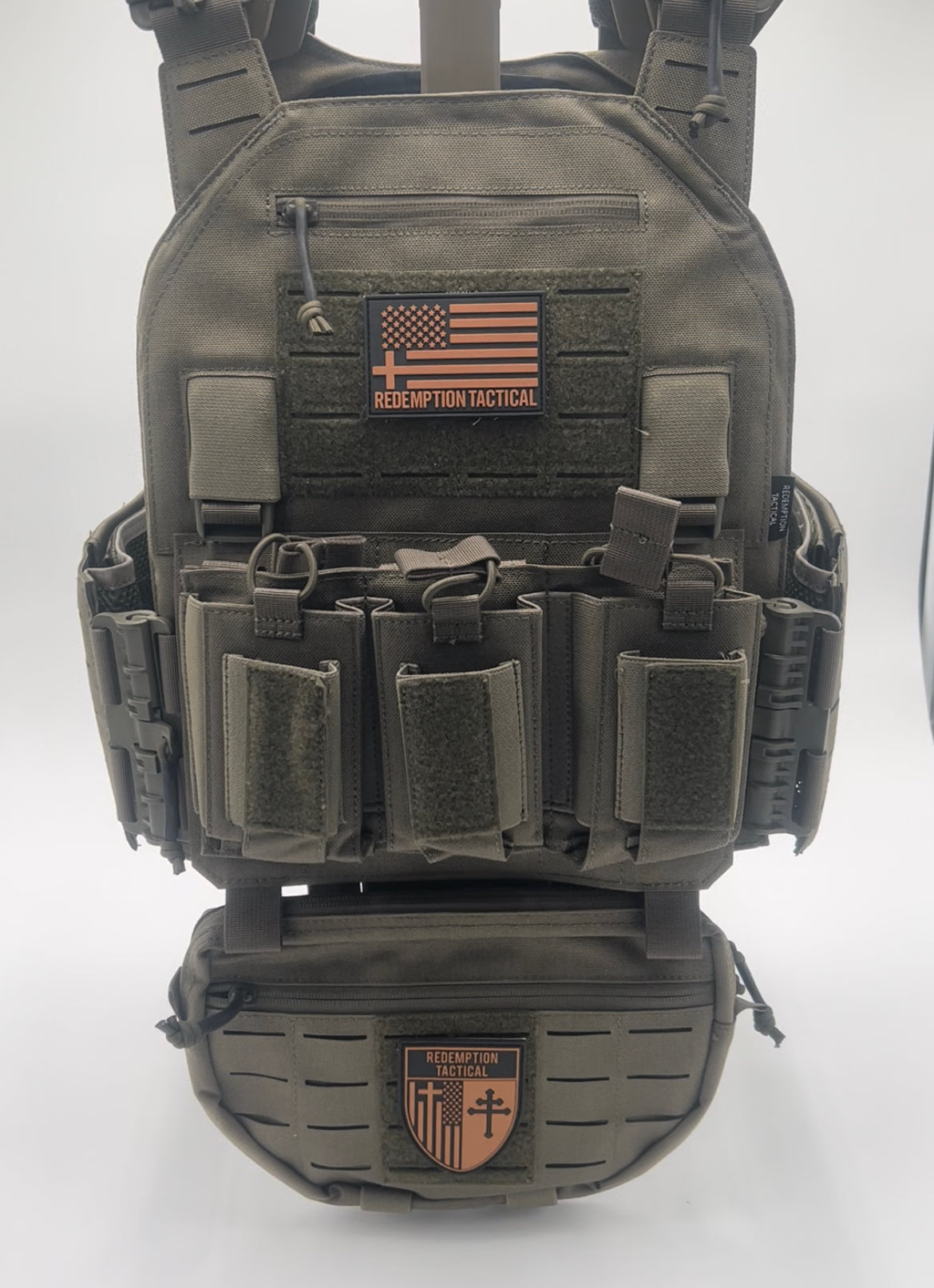 tactical groin protection pouch for 6x8 ballistic plate