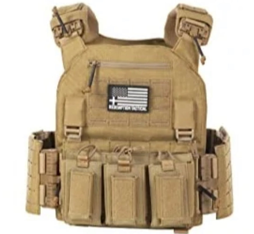 CRUSADER 2.0 ARMOR FULL KIT COMBO PACKAGE LIGHTWEIGHT LEVEL IV (2) 10x12 Front/Back Plates (2) 6x8 Side Plates (Level III)