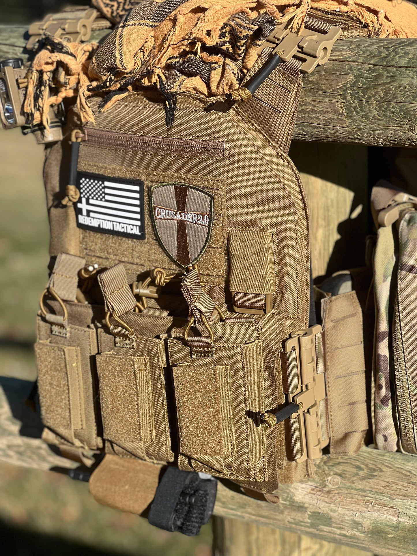 CRUSADER 2.0 ARMOR FULL KIT COMBO PACKAGE LIGHTWEIGHT LEVEL IV (2) 10x12 Front/Back Plates (2) 6x8 Side Plates (Level III)