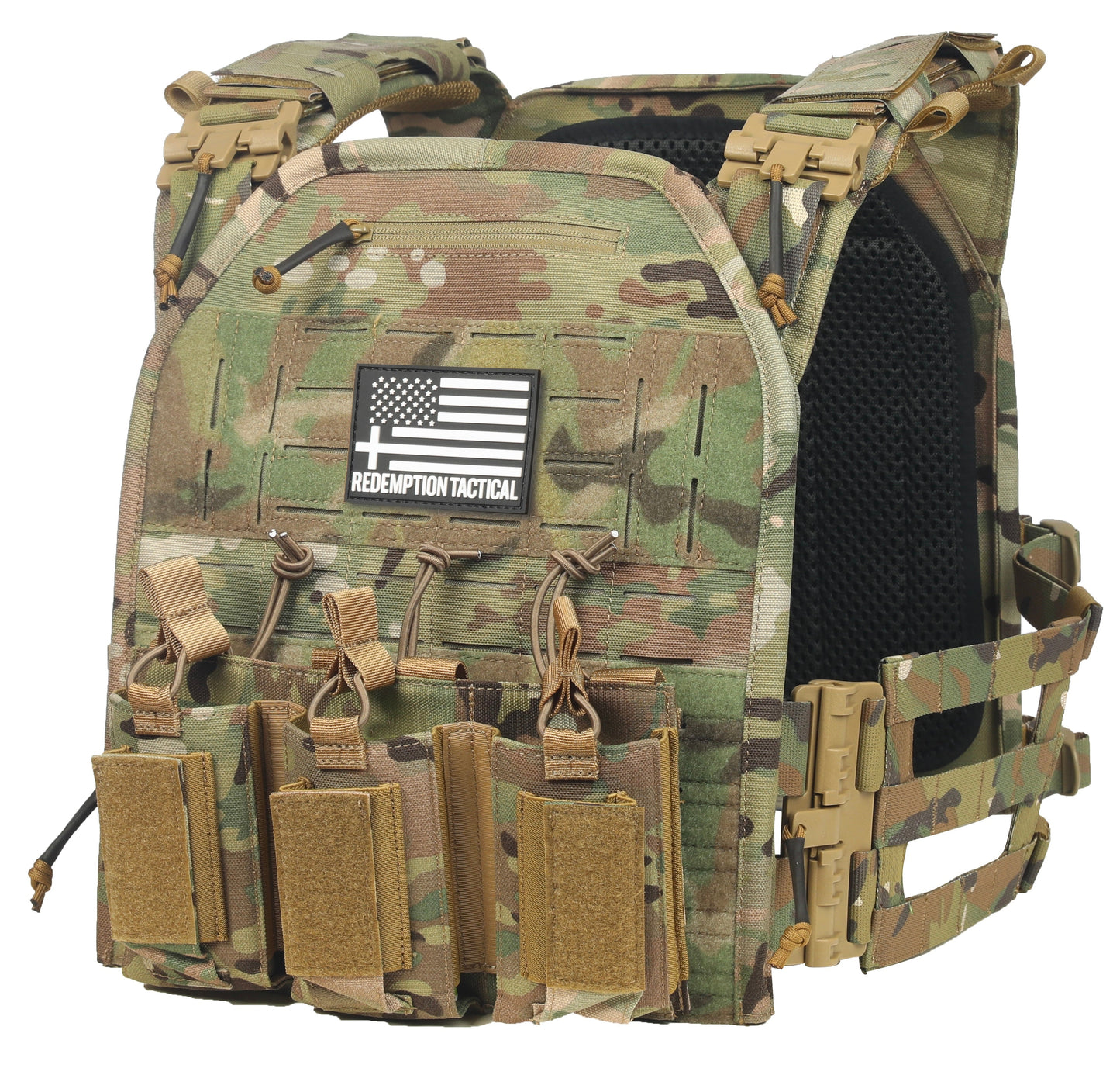 BIG BOY Crusader 2.0 XL Armor Combo – NIJ Level IV Lightweight Body Armor Plates + Plate Carrier | Redemption Tactical by Green Tip Surplus