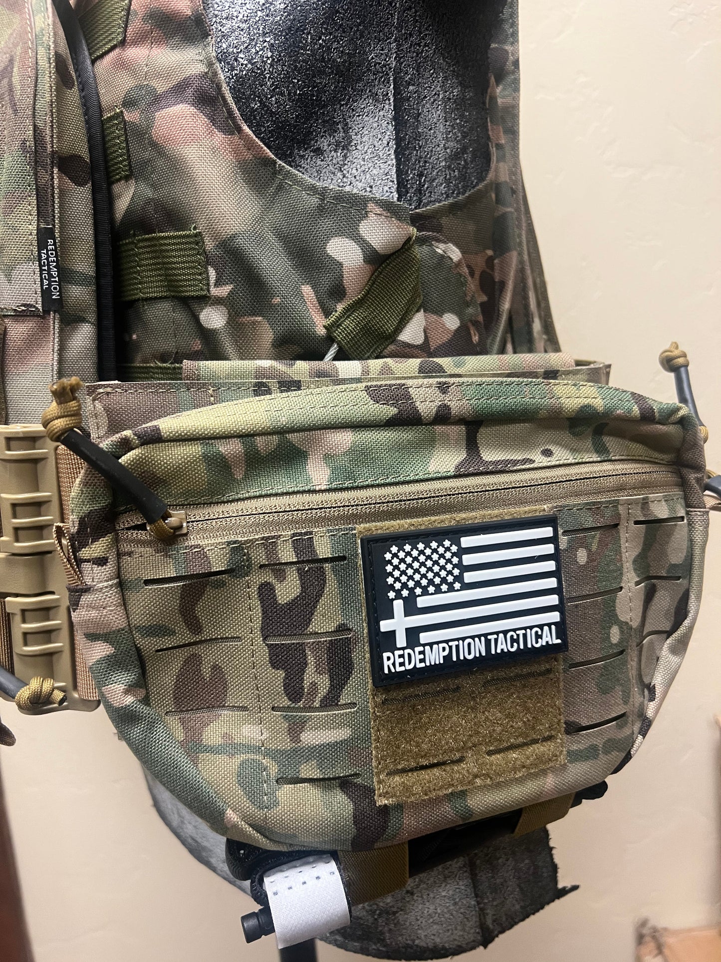 tactical groin protection pouch for 6x8 ballistic plate
