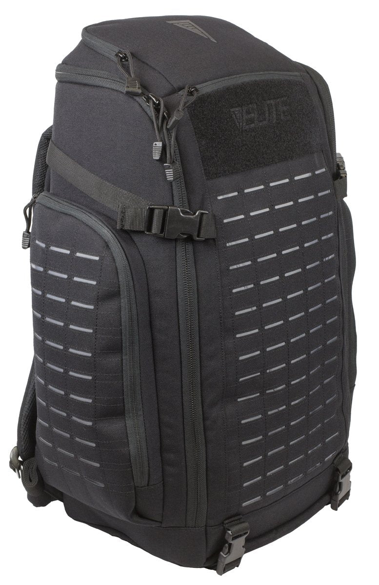 Front view of Tenacity-72 tactical 3-day backpack with MOLLE system