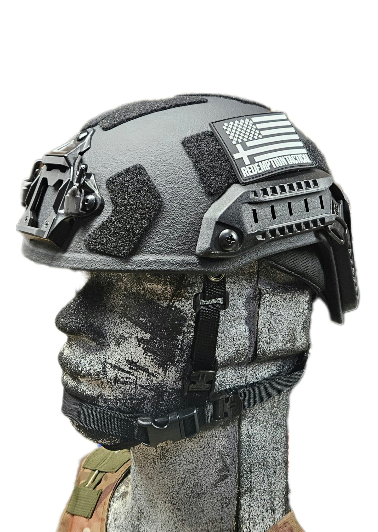 RT2 Ballistic High Cut Helmet: Tested to LEVEL IIIA (Included Arc Rails, Padding, Straps)