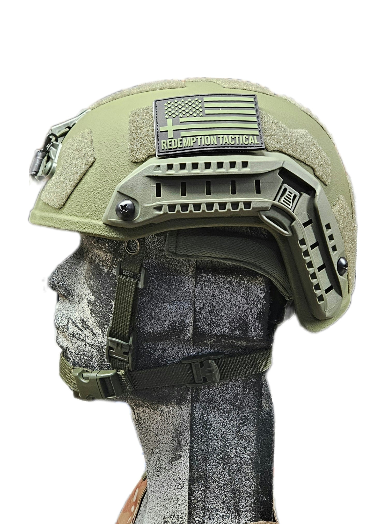 RT2 Ballistic High Cut Helmet: Tested to LEVEL IIIA (Included Arc Rails, Padding, Straps)