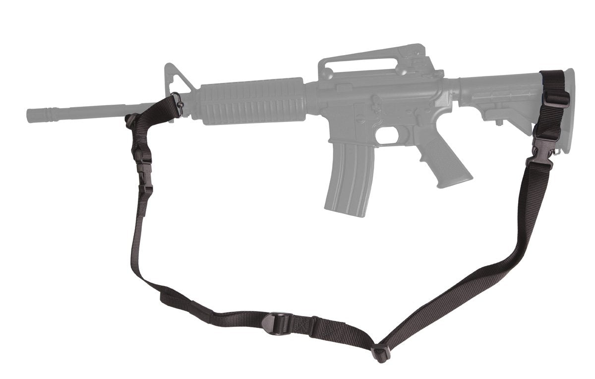 Two point tactical Sling-rifle sling-nylon rifle sling-m4/m16 sling. Two Point Tactical Sling in black – adjustable heavy-duty nylon rifle sling