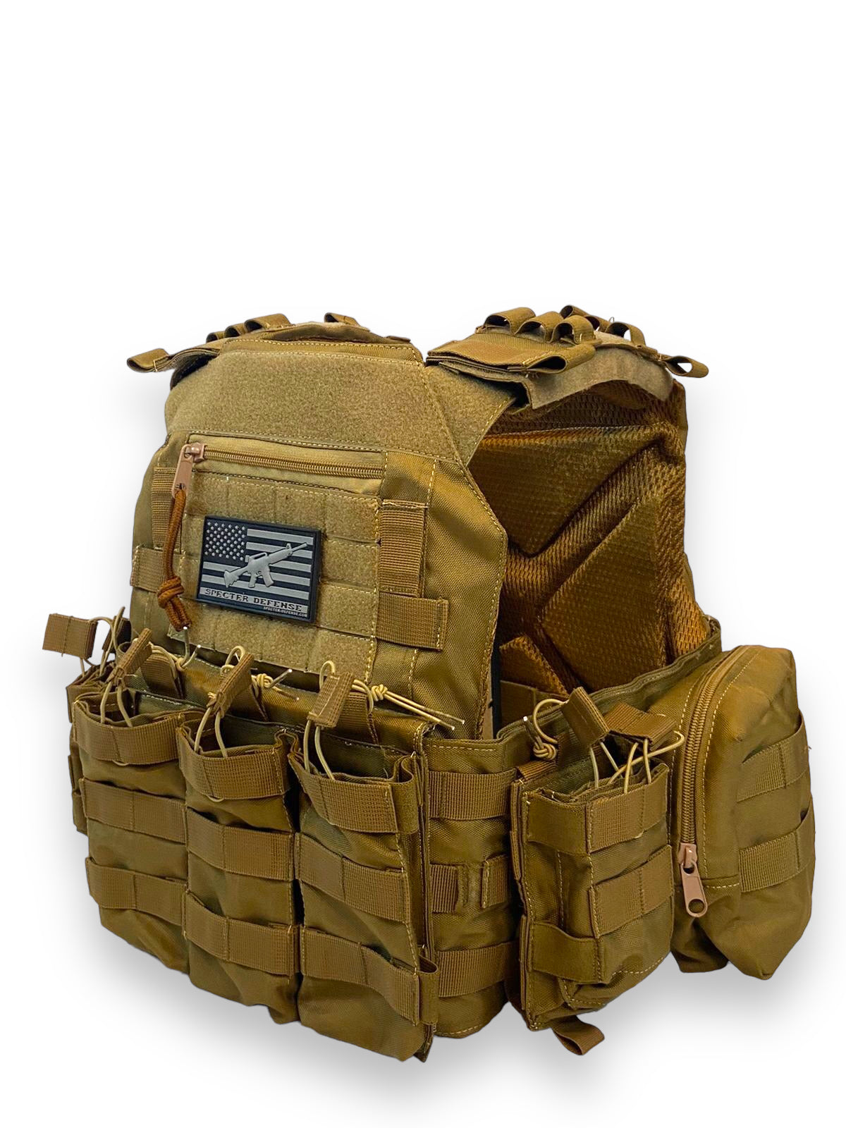 10 pcs Plate Carrier Vest (FAPV G4) Coyote