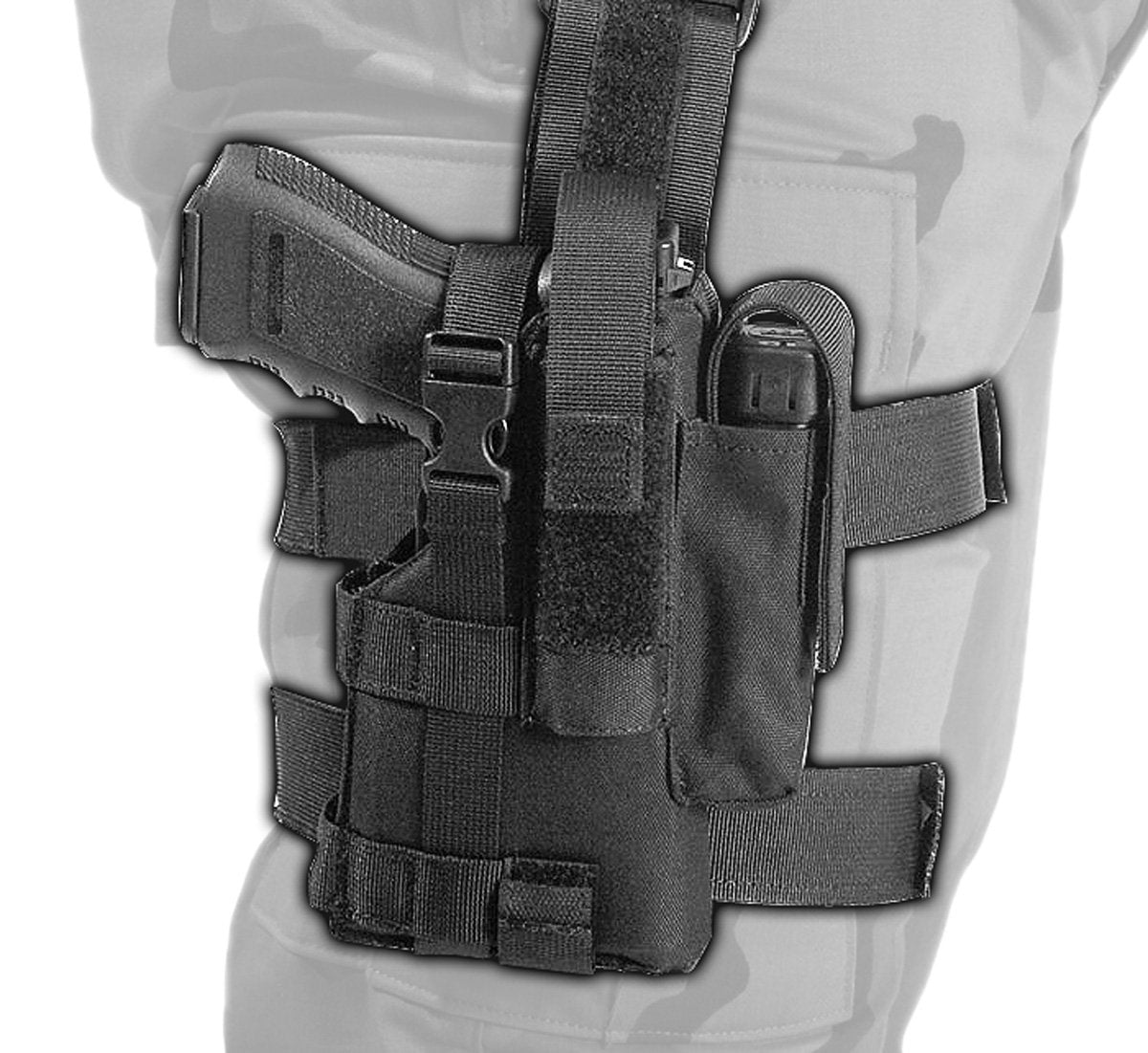 Tactical Drop Leg Holster with Light