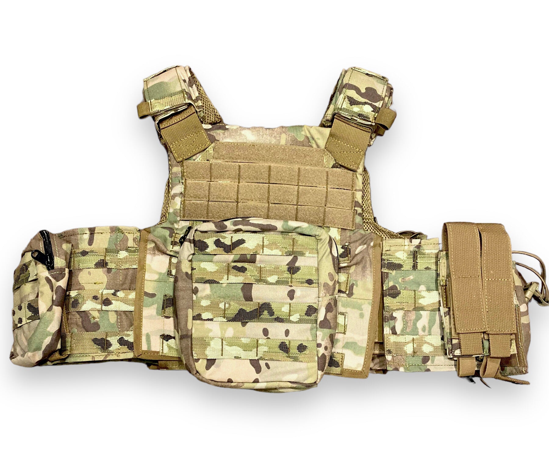 Ballistic Plate Carrier Vest-Full Assault Package Vest-Multicam 