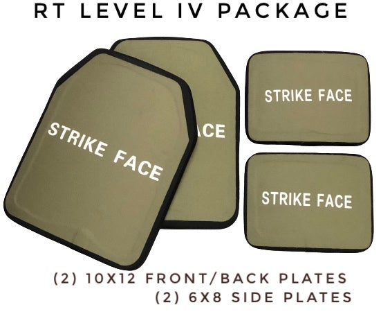 Crusader 2.0 Full Armor Combo Package with 10x12 Level IV front and back plates, 6x8 Level III side plates, and a triple mag pouch, by Green Tip Surplus