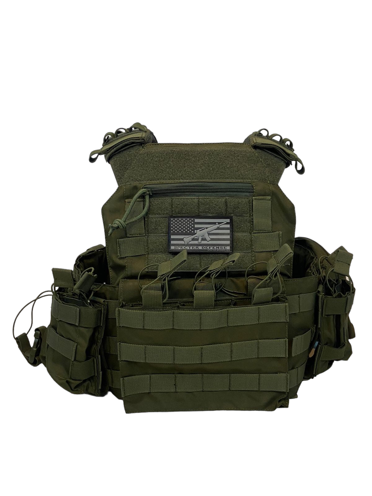 10 pcs Plate Carrier Vest (FAPV G4) OD Green