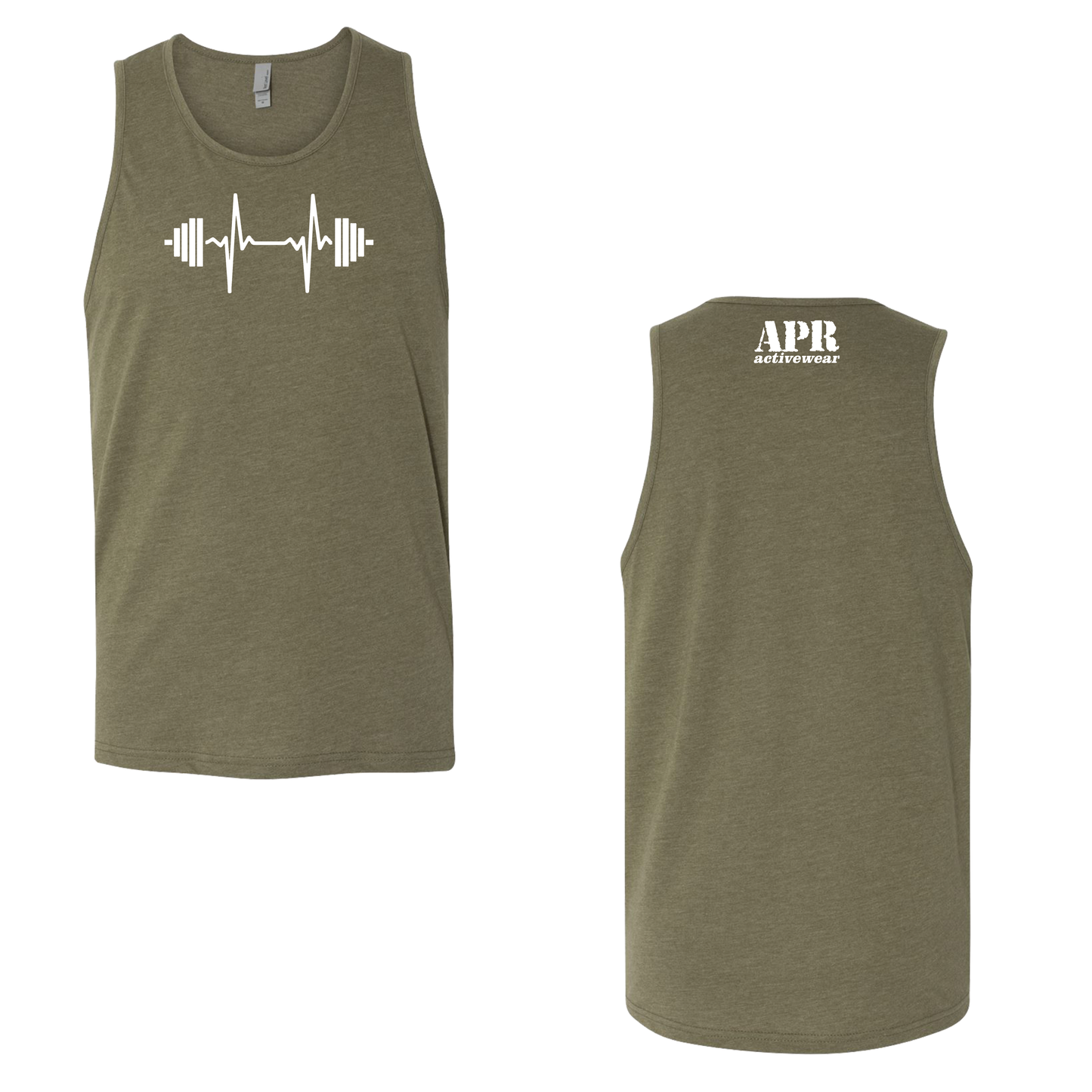 EKG Barbell Men's tank