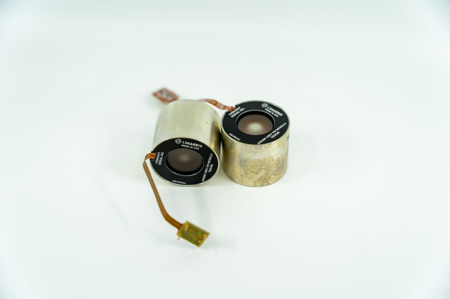 Matched pair of L3 Unfilmed SUPERGAIN White Phosphor Gen 3 intensifier tubes with data sheets

Close-up of L3Harris 10160/11769 style SUPERGAIN White Phosphor night vision tubes – brand new
Handpicked matched set of L3 SUPERGAIN White Phosphor tubes with high SNR and low EBI specs



