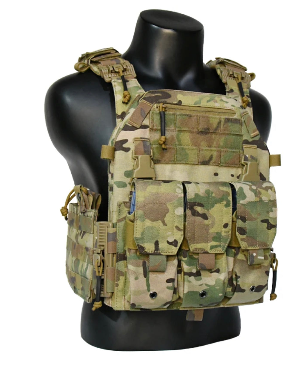 "RT 'Archangel 2.0' tactical carrier with advanced padding and flatpack combo for enhanced loadout and comfort, available at Green Tip Surplus

