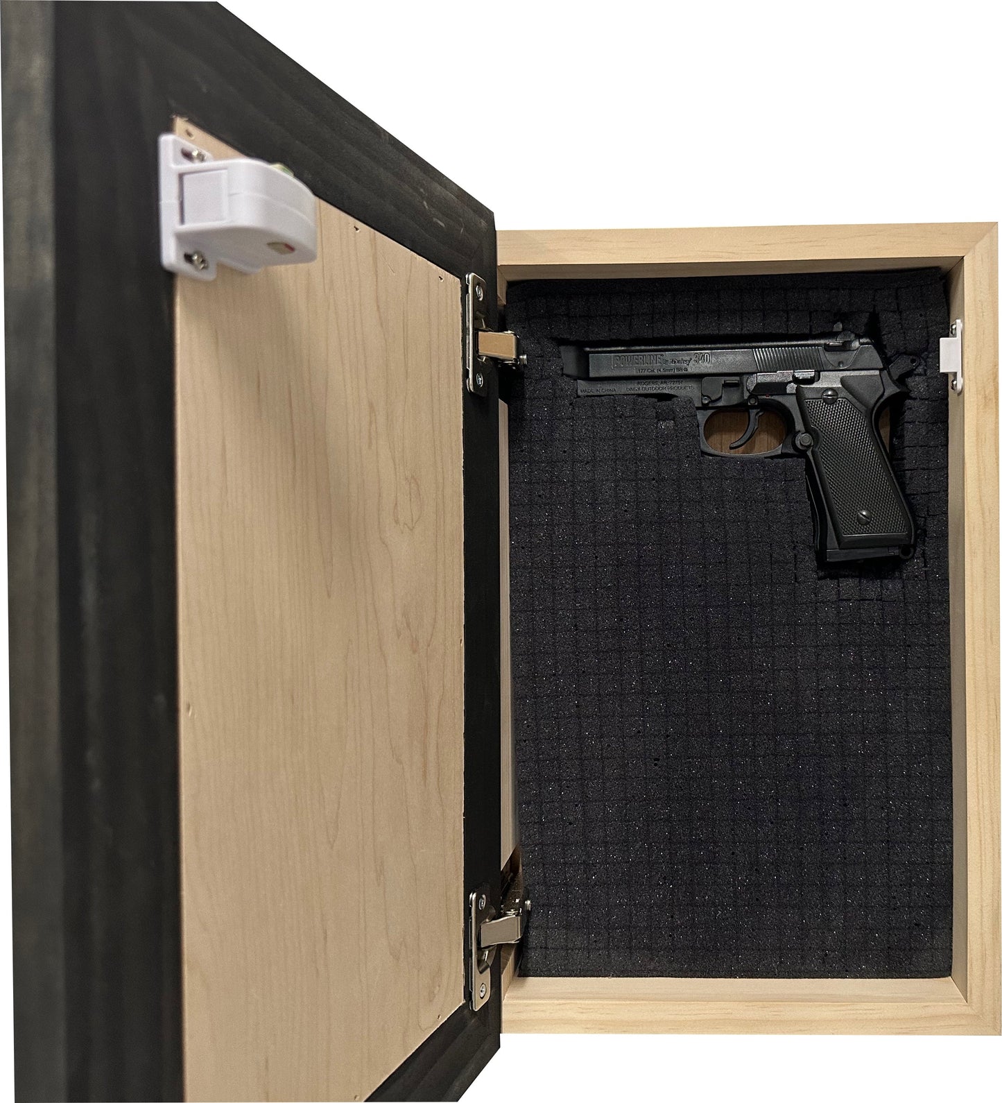 Hidden Gun Storage Tree Roots Silhouette Concealment Shelf