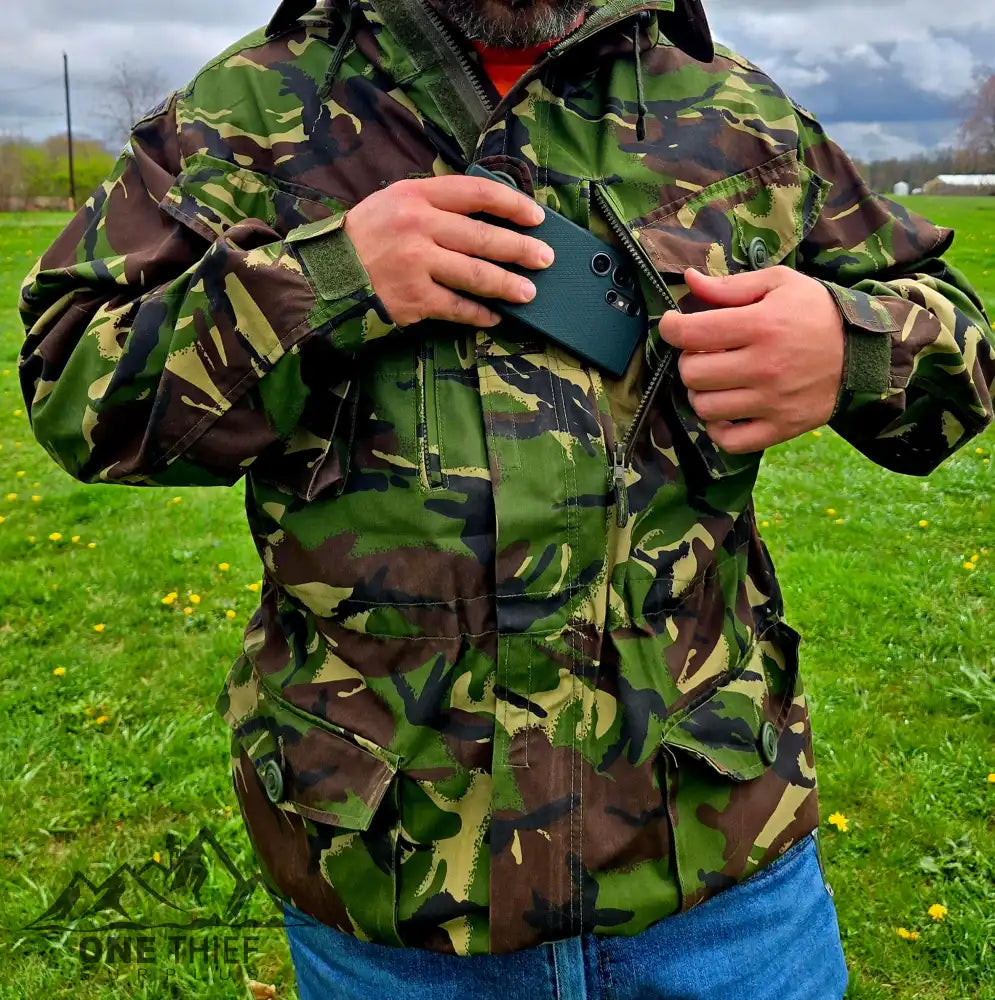 British Woodland DPM Windproof Combat Smock W/ Hood