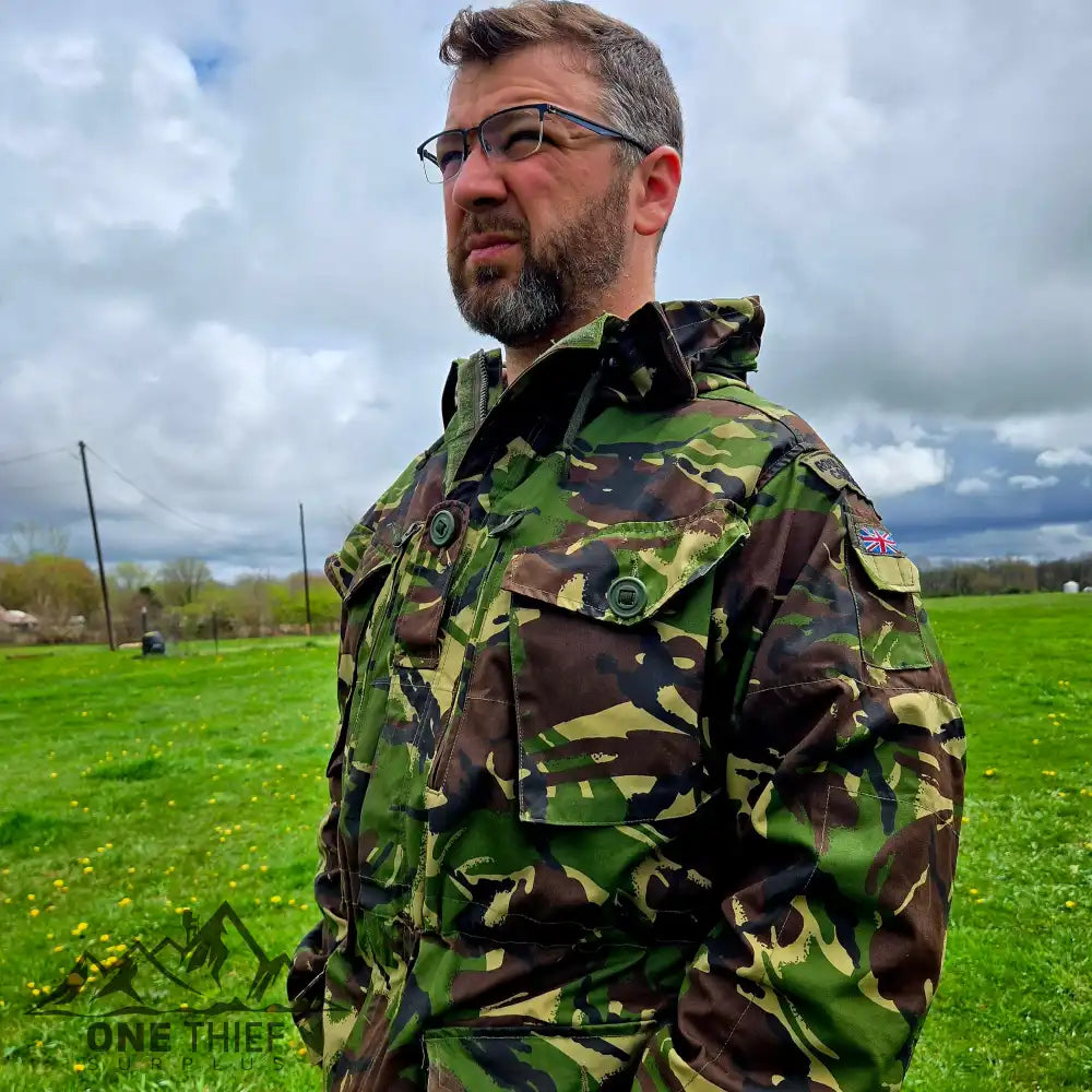 British Woodland DPM Windproof Combat Smock W/ Hood