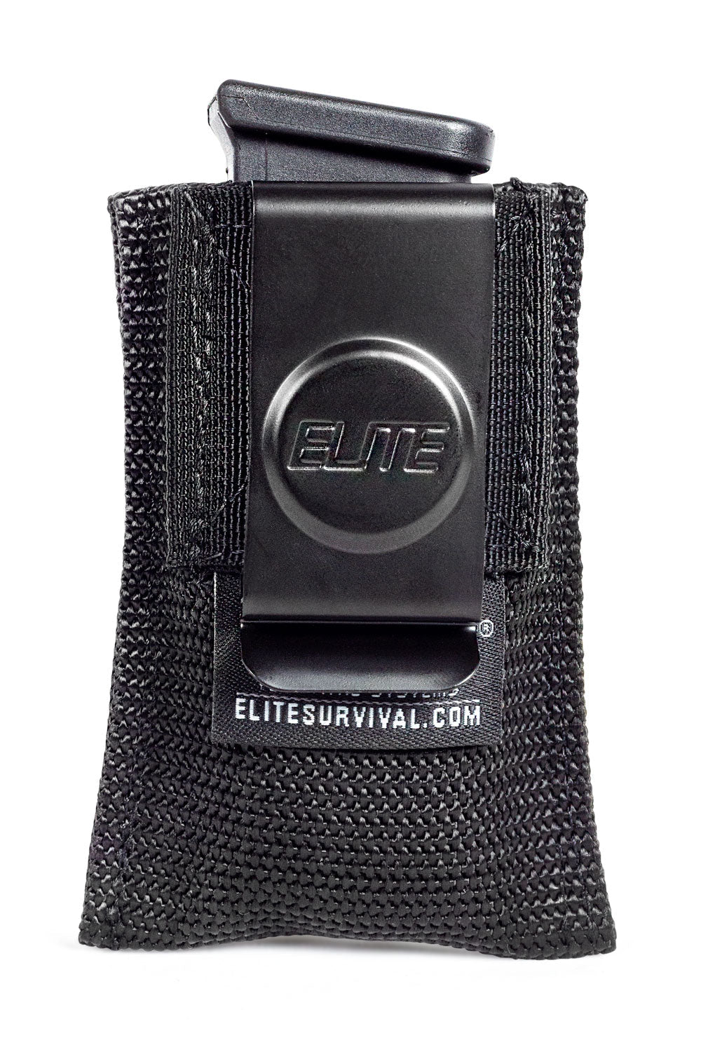pen top IWB mag pouch with steel belt clip for concealed carry