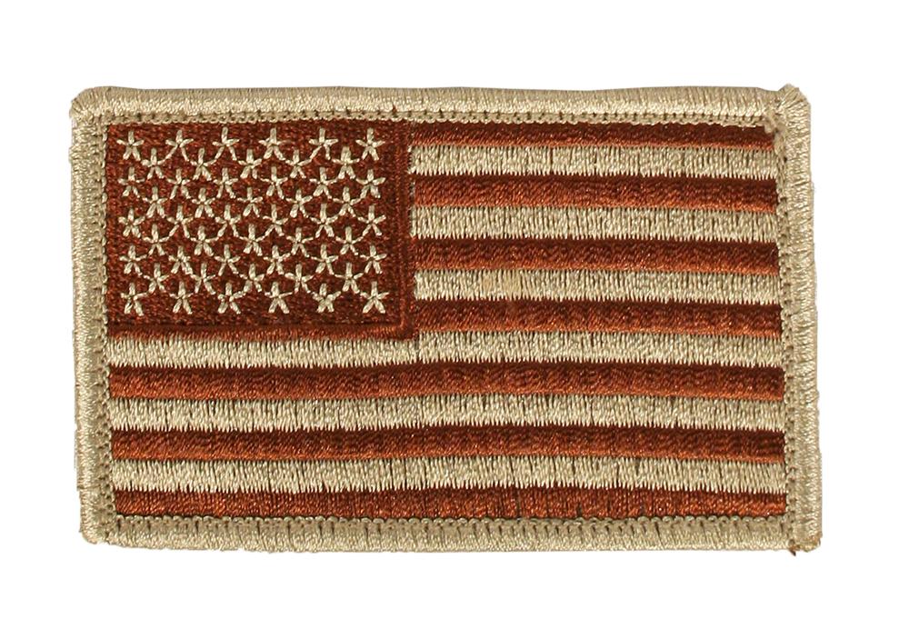 Tan Flag Patch-Desert USA flag patch-Flag Patch US Military