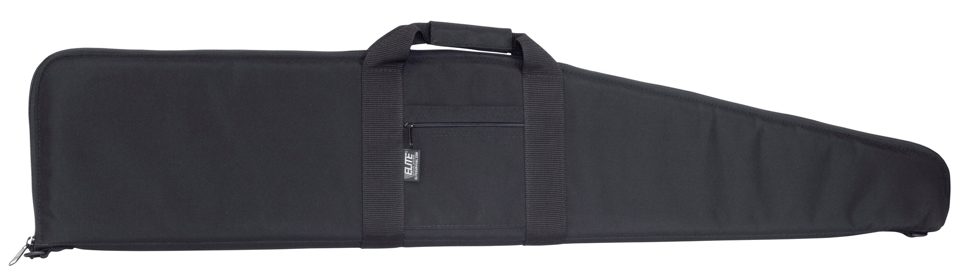 Soft black rifle case for scoped firearms

