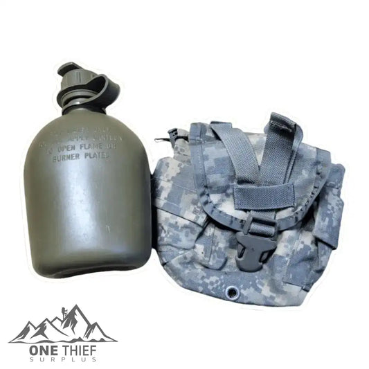 Grade 2 ACU canteen pouch & 1qt canteen