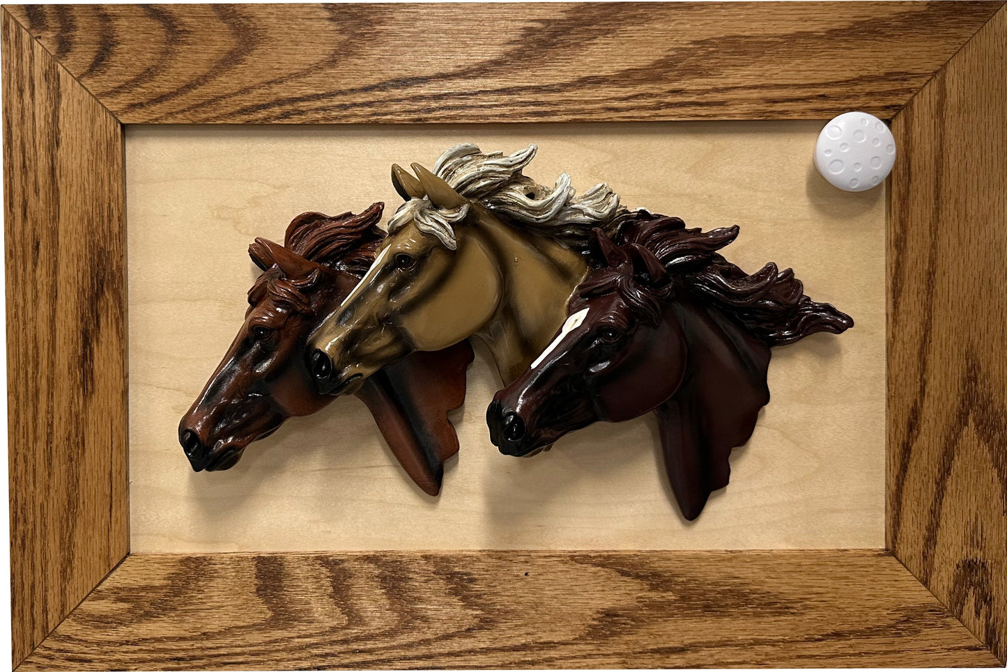 Hidden Gun Safe with Horse Design Securely Store Your Gun In Plain Sight