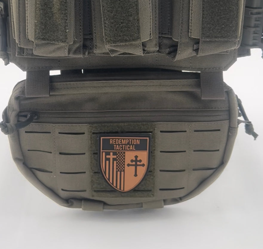 tactical groin protection pouch for 6x8 ballistic plate

