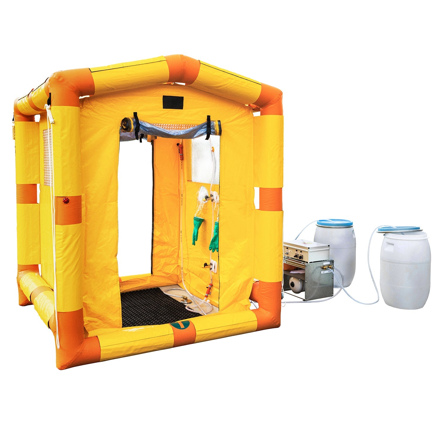 MIRA Safety DS-1 Portable Decontamination Shower for industrial use


