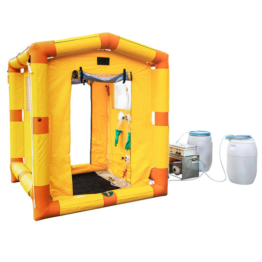 MIRA Safety DS-1 Portable Decontamination Shower for industrial use

