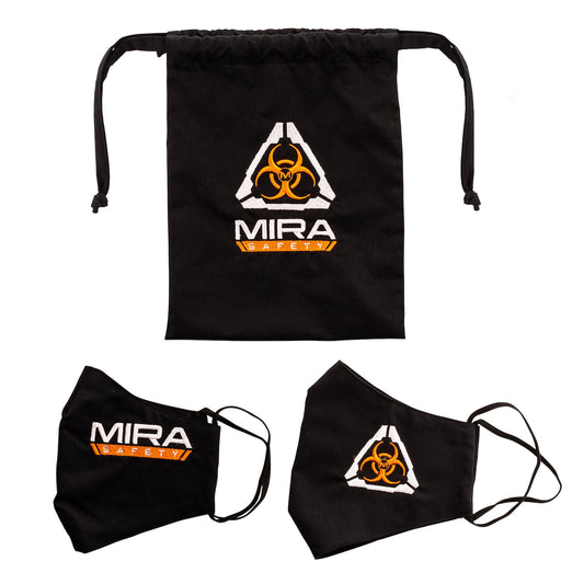 MIRA Safety Protective Face Mask with Silverplus antimicrobial tech

