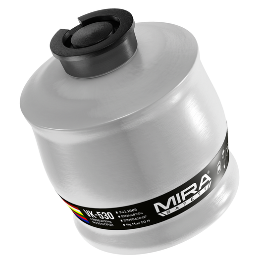 MIRA Safety VK-530 filter cartridge for smoke and carbon monoxide protection

