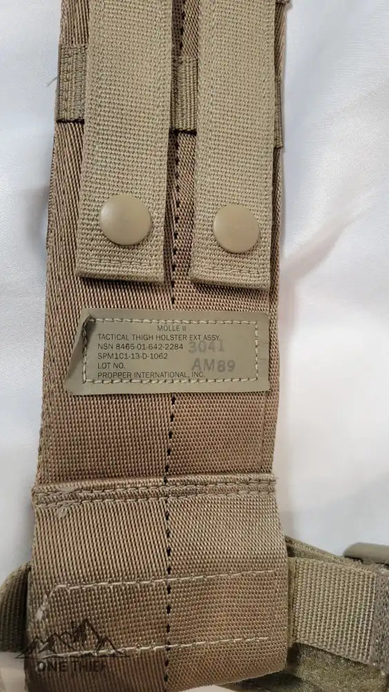 MOLLE II thigh holster extender