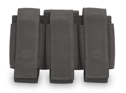 MOLLE triple grenade pouch for 40mm rounds in black