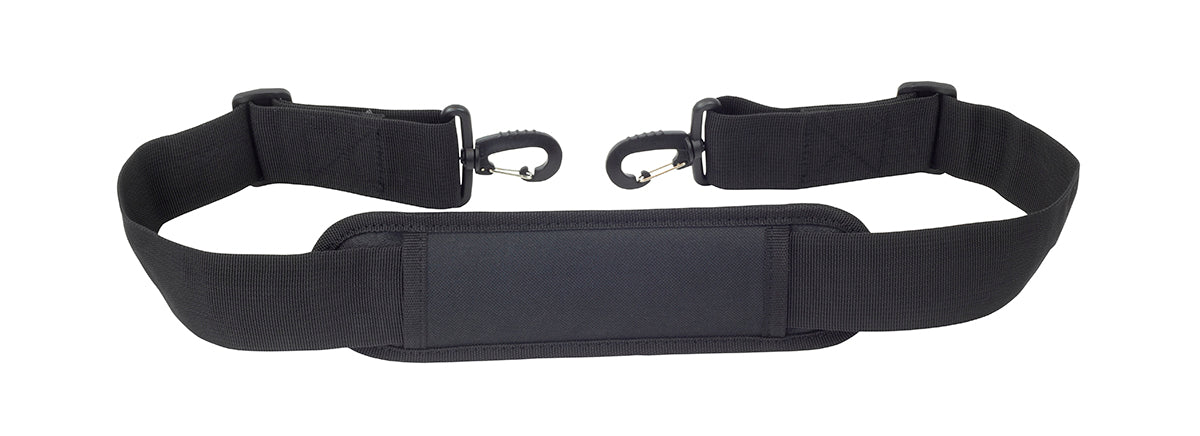 Detail of padded non-slip shoulder pad