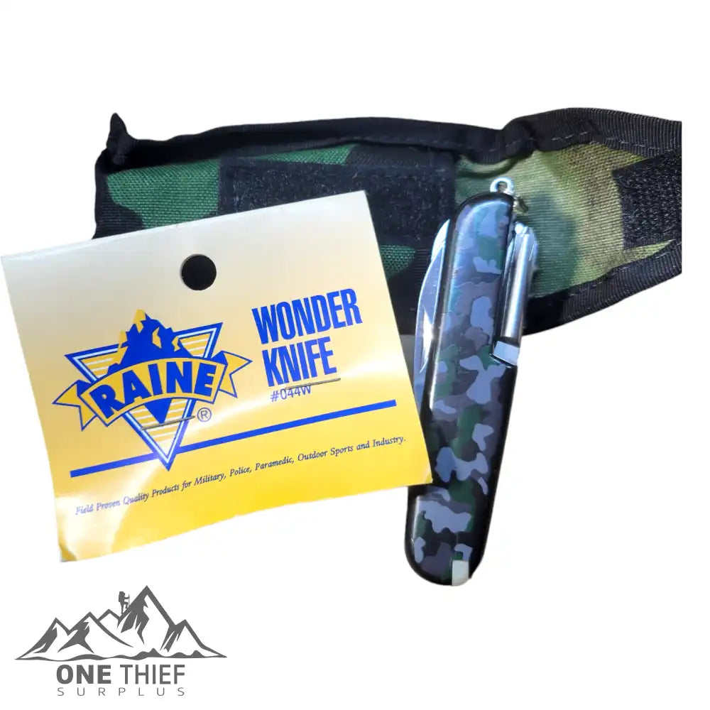 Raine Tactical Wonder Knife and M81 Scabbard