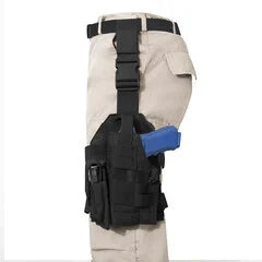 Secure-fit holster with quick-release buckle and non-slip strap