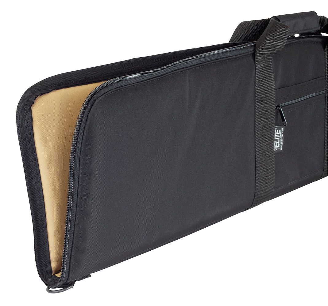 Tactical scoped rifle case with wrap-around handles

