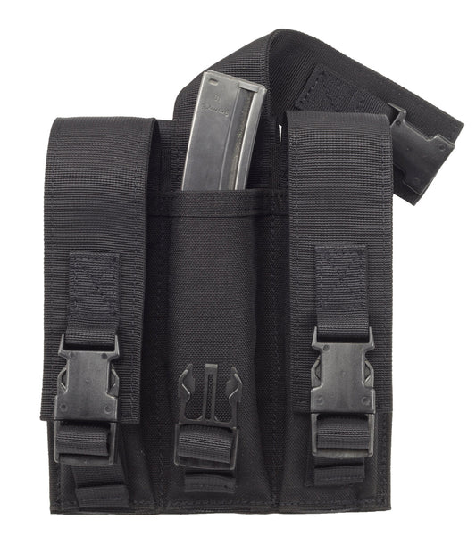 Triple MP5 MOLLE mag pouch for 9mm stick magazines